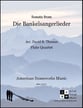 SONATA FROM DIE BANKELSANGERLIEDER FLUTE QUARTET P.O.D. cover